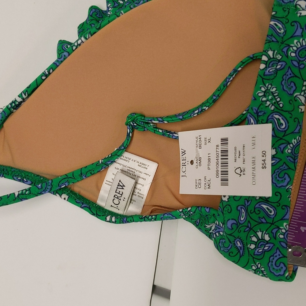 J. Crew Women's Paisley Print Bikini - Picture 8 of 9